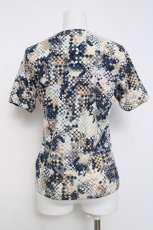 画像2: INGEBORG / マルチドット柄トップス  紺 Y-26-03-20-031-LO-TO-SZ-ZY (2)