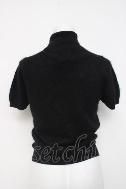 画像2: INGEBORG / ハイネック半袖ニット F 黒 Y-26-03-20-035-LO-TO-SZ-ZY