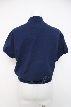 画像2: powder / ハイネック半袖トップス F 紺 Y-26-03-20-041-LO-TO-SZ-ZY