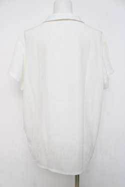 画像2: powder / 丸襟半袖ブラウス F 白 Y-26-03-20-043-LO-BL-SZ-ZY