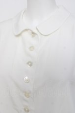 画像3: powder / 丸襟半袖ブラウス F 白 Y-26-03-20-043-LO-BL-SZ-ZY (3)