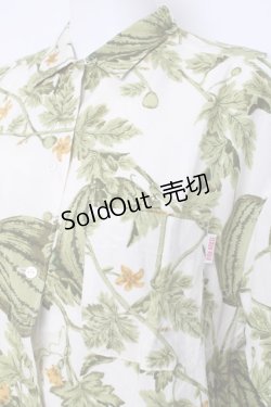 画像3: PINK HOUSE / スイカプリント半袖シャツ F オフ白 Y-26-03-20-045-LO-BL-SZ-ZY