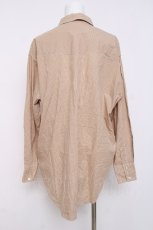 画像2: powder / ギンガムロングシャツ F ベージュ Y-26-03-20-047-LO-BL-SZ-ZY (2)