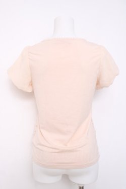 画像2: Ank Rouge / スカラップレースカットソー M 淡ピンク Y-26-03-20-055-CA-TO-SZ-ZY