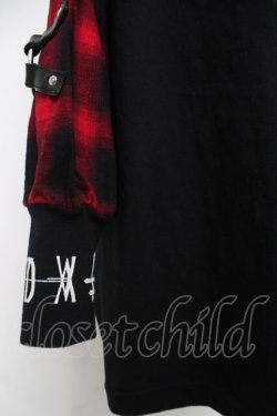 画像4: SEX POT ReVeNGe / PUNKISH SID RING SLEEVE ハイネックカットソー F ブラック/レッド Y-26-03-20-069-SP-TO-SZ-ZY