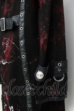 画像4: SEX POT ReVeNGe / PAINT ZIP LONG パーカー L ブラック/レッド Y-26-03-20-070-SP-TO-SZ-ZY
