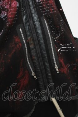 画像6: SEX POT ReVeNGe / PAINT ZIP LONG パーカー L ブラック/レッド Y-26-03-20-070-SP-TO-SZ-ZY