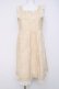 画像1: axes femme / レース重ね編み上げワンピース M 生成り Y-26-03-20-076-AX-OP-SZ-ZY (1)