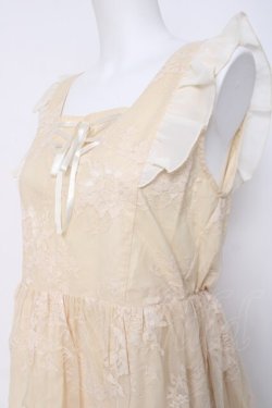 画像3: axes femme / レース重ね編み上げワンピース M 生成り Y-26-03-20-076-AX-OP-SZ-ZY