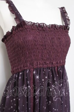 画像3: axes femme / 星座柄2wayチュニック M 紫 Y-26-03-20-077-AX-OP-SZ-ZY