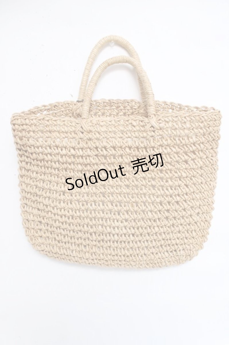 画像2: powder / チャーム付きカゴバッグ  ベージュ Y-26-03-20-009-LO-BG-SZ-ZT500 (2)