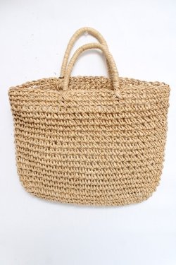 画像2: powder / チャーム付きカゴバッグ  ベージュ Y-26-03-20-009-LO-BG-SZ-ZY