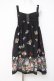 画像1: axes femme / 蝶柄キャミワンピース M 黒 Y-26-03-20-090-AX-OP-SZ-ZY (1)