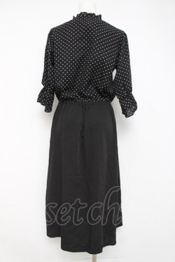 画像2: axes femme / ブラウスドッキングワンピース M 黒 Y-26-03-20-094-AX-OP-SZ-ZY