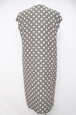 画像2: INGEBORG / リボン付き水玉ワンピース F グレー Y-26-03-20-105-LO-OP-SZ-ZY
