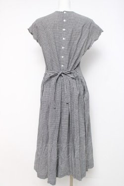 画像3: PINK HOUSE / ギンガム柄ワンピース F 黒 Y-26-03-20-110-LO-OP-SZ-ZY