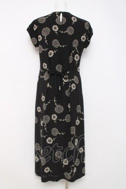 画像3: KANEKO ISAO / カーネーション柄ワンピース F 黒 Y-26-03-20-112-EL-OP-SZ-ZY