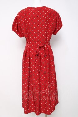 画像3: PINK HOUSE / ミニバラレース切替ワンピース F 赤 Y-26-03-20-115-LO-OP-SZ-ZY