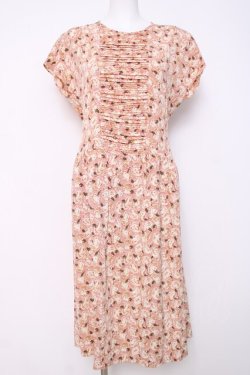 画像1: PINK HOUSE / カーネーション総柄ワンピース F ピンク Y-26-03-20-116-LO-OP-SZ-ZY