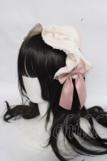 画像1: axes femme kawaii / ドットチュールフリルカチューシャ  ピンク Y-26-03-20-012-AX-AC-SZ-ZY (1)