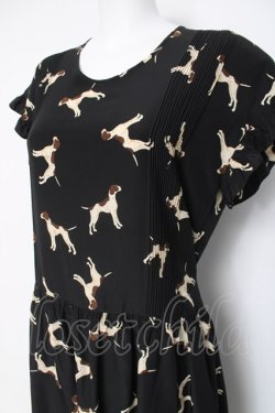 画像2: PINK HOUSE / ダルメシアンプリントワンピース F 黒 Y-26-03-20-124-LO-OP-SZ-ZY