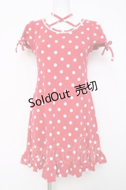 画像1: Angelic Pretty / ポルカドットカットワンピース  赤 Y-26-03-20-129-AP-OP-SZ-ZY