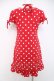 画像4: Angelic Pretty / ポルカドットカットワンピース  赤 Y-26-03-20-129-AP-OP-SZ-ZY (4)