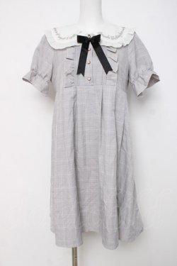 画像1: Amavel / Ribbon Kitty チェックワンピース F グレー Y-26-03-20-130-CA-OP-SZ-ZY
