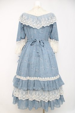 画像2: Innocent World / トワルドジュイ アニバーサリードレス M ブルー×生成り Y-26-03-20-131-IW-OP-SZ-ZY