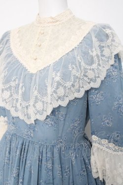 画像4: Innocent World / トワルドジュイ アニバーサリードレス M ブルー×生成り Y-26-03-20-131-IW-OP-SZ-ZY