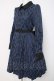 画像2: Sheglit / Cinerariaクラシカルワンピース M ネイビー Y-26-03-20-135-EL-OP-SZ-ZY (2)