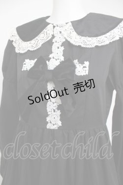 画像3: Eri Aino's collaboration / TTAINベロアリボンOP シャーロットの水曜日 ワンピース M 中黒 Y-26-03-20-136-LO-OP-SZ-ZY