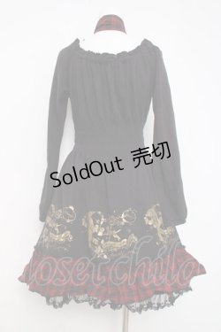 画像3: PUTUMAYO / Twinkle catワンピ  黒/赤 Y-26-03-20-138-PT-OP-SZ-ZY