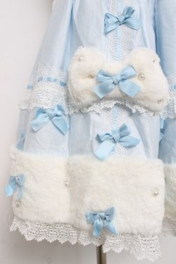 画像7: BABY, THE STARS SHINE BRIGHT / Ruban de Noel Neigeジャンパースカート  サックス Y-26-03-20-142-BA-OP-SZ-ZY