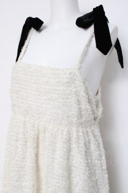 画像2: axes femme / リボン付ジャガードワンピース F 生成り Y-26-03-20-145-AX-OP-SZ-ZY