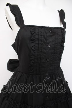 画像3: Alice Mashiro / TT*MAAフリルジャンパースカート L 中黒 Y-26-03-20-147-LO-OP-SZ-ZY