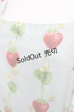 画像3: Emily Temple cute / トリプルStrawberryノースリーブワンピース  サックス Y-26-03-20-150-ET-OP-SZ-ZY
