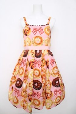 画像1: Emily Temple cute / manyベーグルキャミソールワンピース  ピンク Y-26-03-20-151-ET-OP-SZ-ZY