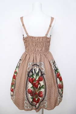 画像2: Emily Temple cute / Three Cherryノースリーブワンピース  ブラウン Y-26-03-20-156-ET-OP-SZ-ZY