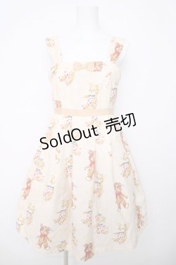 画像1: Emily Temple cute / MILKY TEDDYノースリーブワンピース  アイボリー Y-26-03-20-159-ET-OP-SZ-ZY