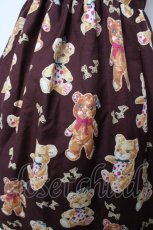 画像3: Emily Temple cute / MILKY TEDDYノースリーブワンピース  ブラウン Y-26-03-20-161-ET-OP-SZ-ZY (3)