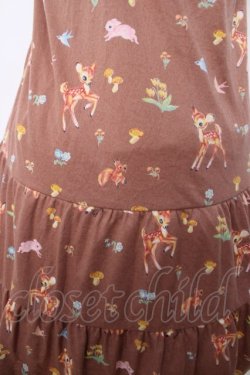 画像3: Emily Temple cute / パレード デ フォレットプリントカットソーワンピース  ブラウン Y-26-03-20-165-ET-OP-SZ-ZY