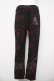 画像2: SEX POT ReVeNGe / GRUNGE PUNK CRUSH STRETCH スキニーパンツ L ブラック/レッド Y-26-03-20-169-SP-PA-SZ-ZY (2)