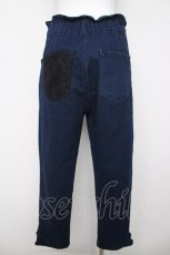 画像2: axes femme / 裏起毛デニムマムパンツ L 紺 Y-26-03-20-170-AX-PA-SZ-ZI (2)