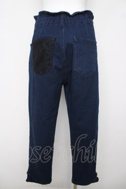 画像2: axes femme / 裏起毛デニムマムパンツ L 紺 Y-26-03-20-170-AX-PA-SZ-ZY