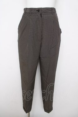 画像1: INGEBORG / ドット柄パンツ F 黒 Y-26-03-20-171-LO-PA-SZ-ZY