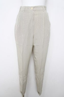 画像1: INGEBORG / ドット柄パンツ  アイボリー Y-26-03-20-172-LO-PA-SZ-ZY