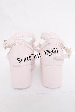 画像3: Amavel / ファーぽんリボン付クロスパンプス LL ピンク Y-26-03-20-016-CA-SH-SZ-ZY