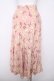 画像2: INGEBORG / 百合柄スカート  ピンク Y-26-03-20-176-LO-SK-SZ-ZY (2)