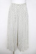 LA・BREA / ドットプリーツパンツ  白 Y-26-03-20-181-LO-PA-SZ-ZY